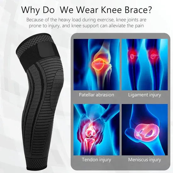 Full Leg Knee Pads with Support Belt (Original China)