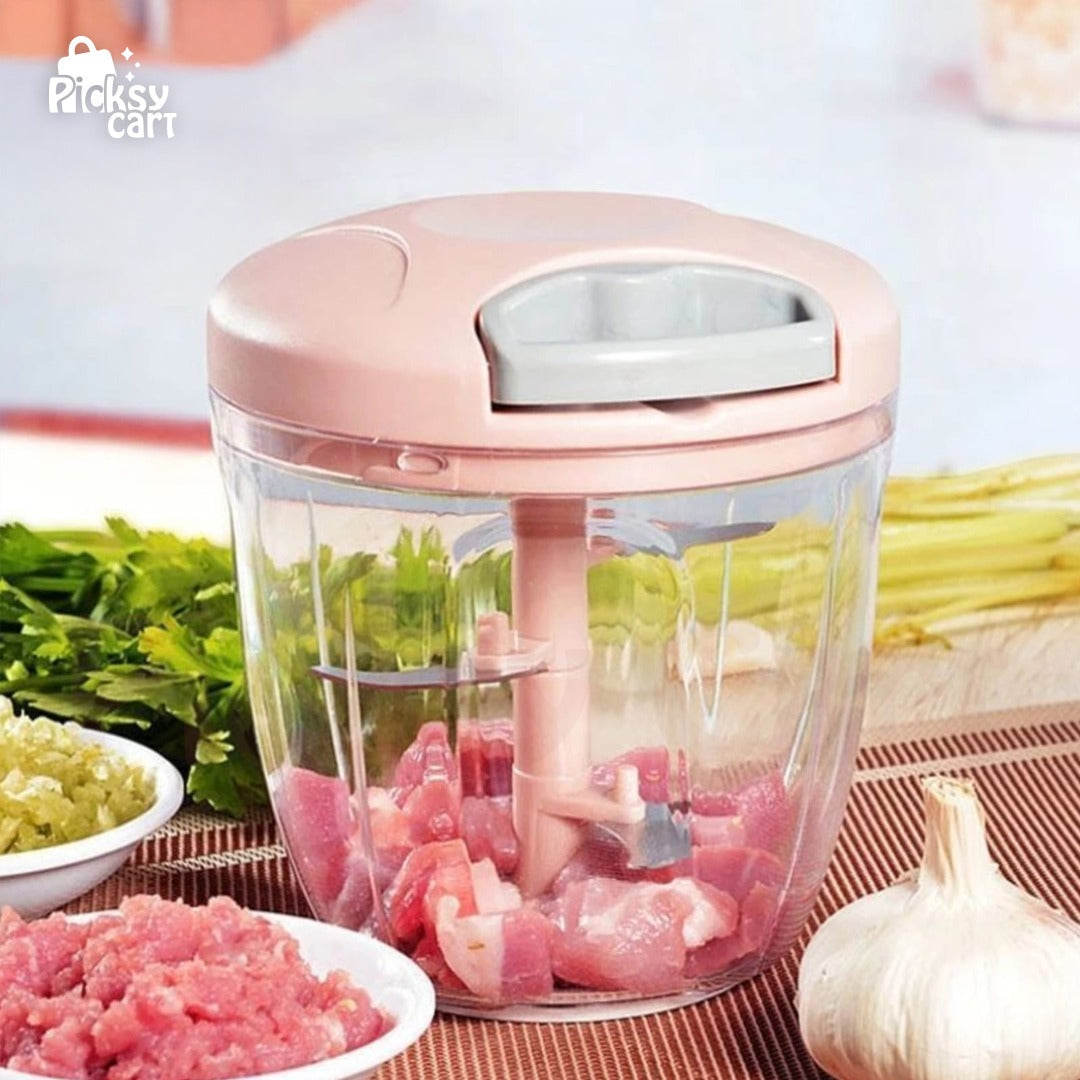 Multi-Function Mini Food Chopper – Vegetable Cutter, Grinder & Slicer for Kitchen