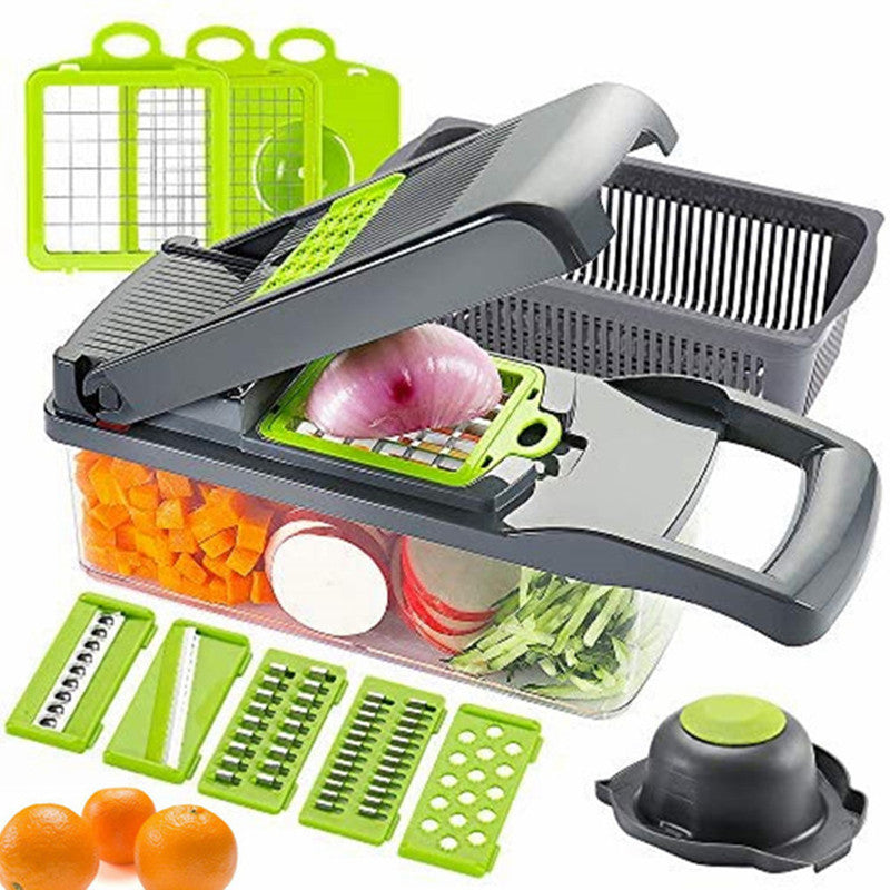 16-in-1 Vegetable Cutter & Slicer – Multifunctional Kitchen Tool
