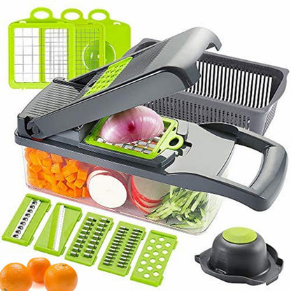 16-in-1 Vegetable Cutter & Slicer – Multifunctional Kitchen Tool