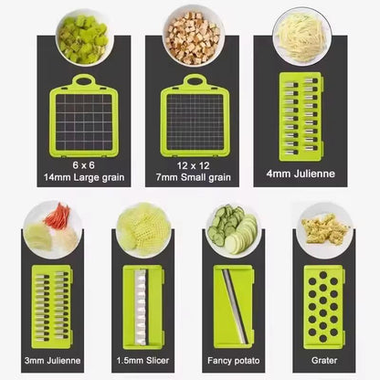 16-in-1 Vegetable Cutter & Slicer – Multifunctional Kitchen Tool