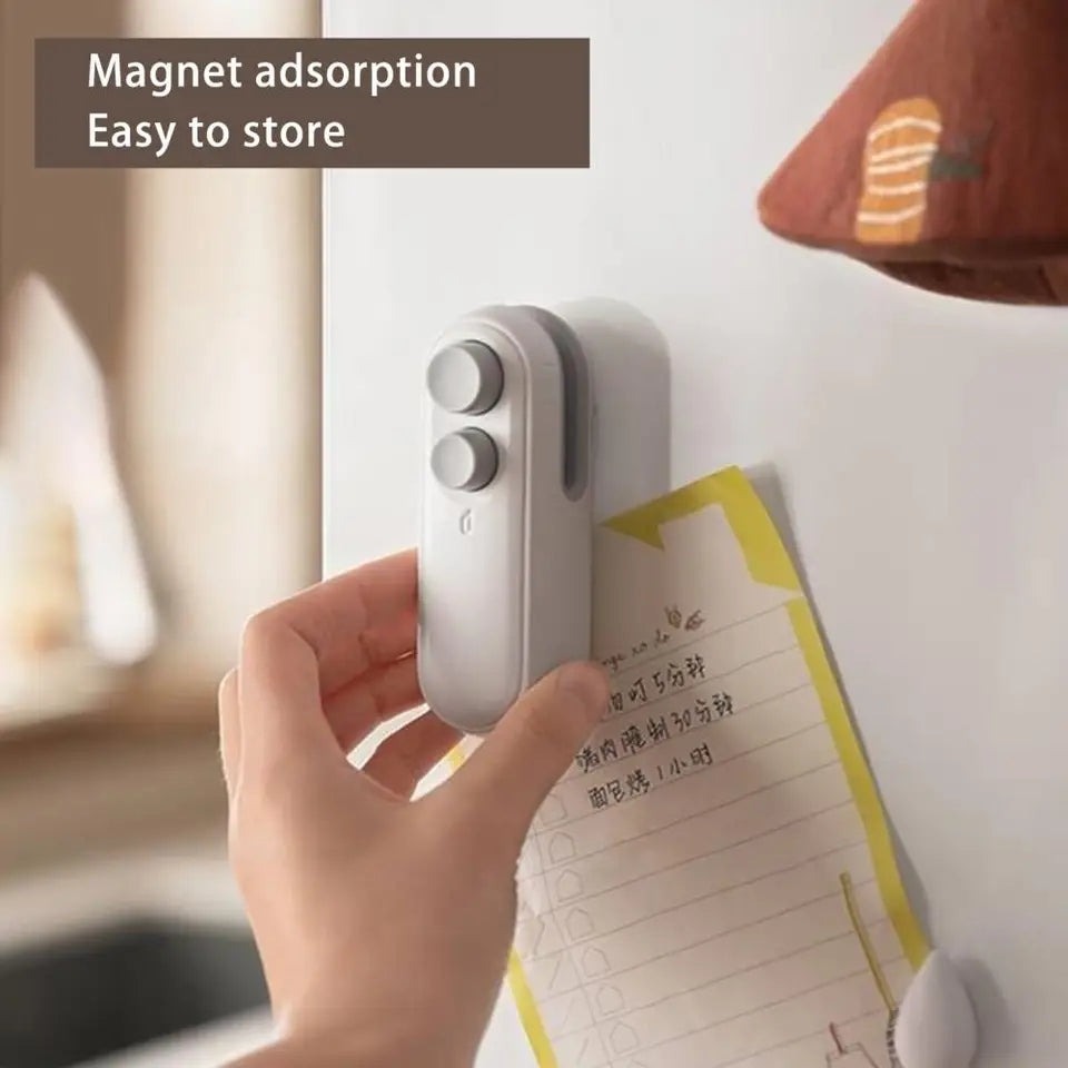 Mini Portable Heat Sealer Machine – USB Rechargeable Bag Resealer for Fresh Food Storage