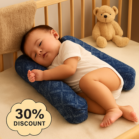 Soft Baby Sleeping Pillow – Printed Newborn Cushion with Head & Neck Support
