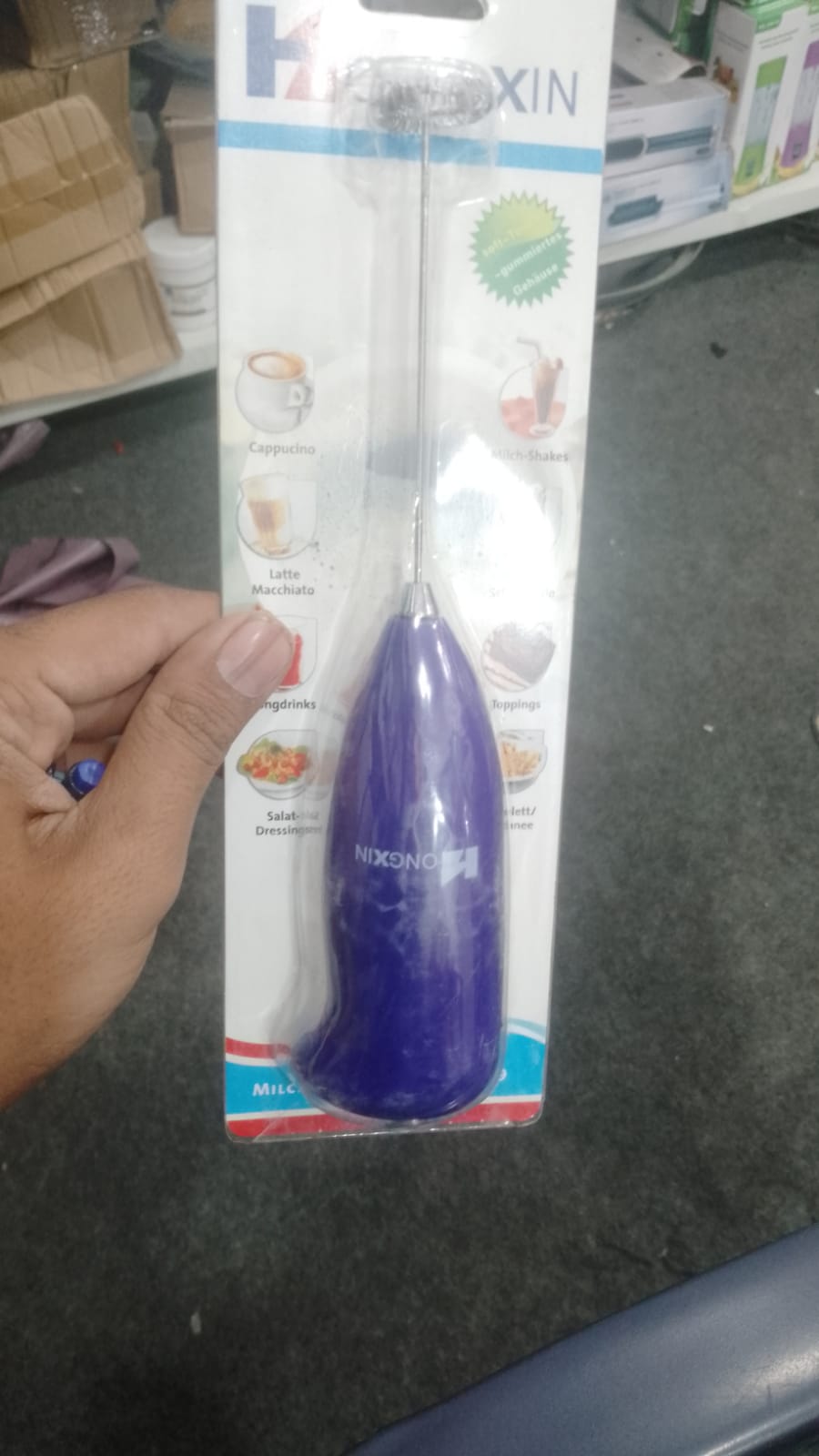 Mini Coffee Beater & Milk Frother – Battery Operated Hand Mixer