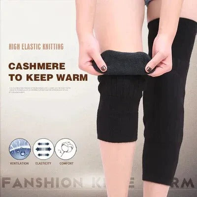 Thermal Knee Warmers (Pair) – Soft Winter Knee Support for Men & Women