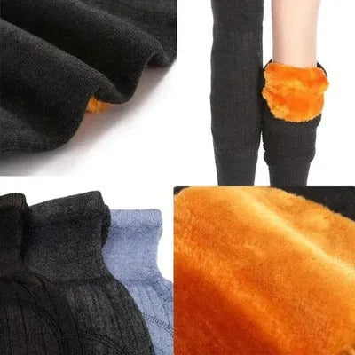 Thermal Knee Warmers (Pair) – Soft Winter Knee Support for Men & Women