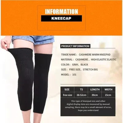 Thermal Knee Warmers (Pair) – Soft Winter Knee Support for Men & Women