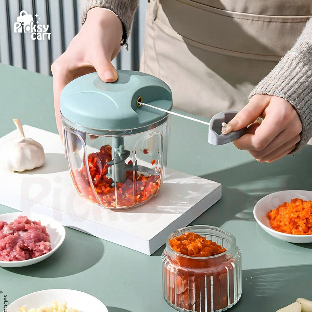 Multi-Function Mini Food Chopper – Vegetable Cutter, Grinder & Slicer for Kitchen