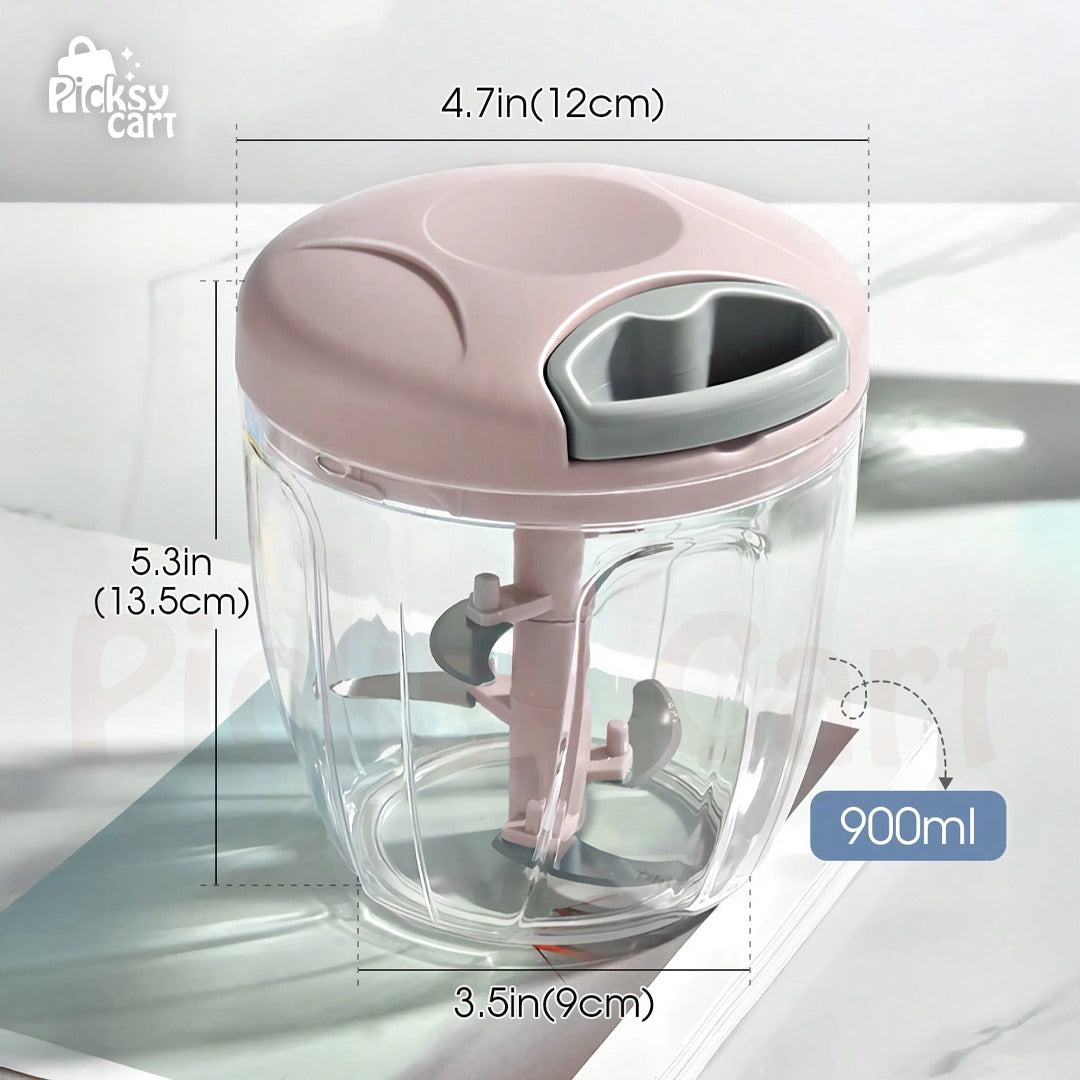 Multi-Function Mini Food Chopper – Vegetable Cutter, Grinder & Slicer for Kitchen